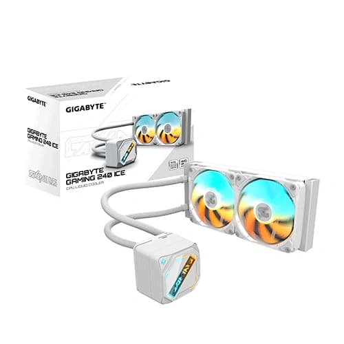 Gigabyte Gaming 240 ICE White ARGB 240mm CPU Liquid Cooler